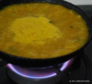 boil yellow pumpkin gravy