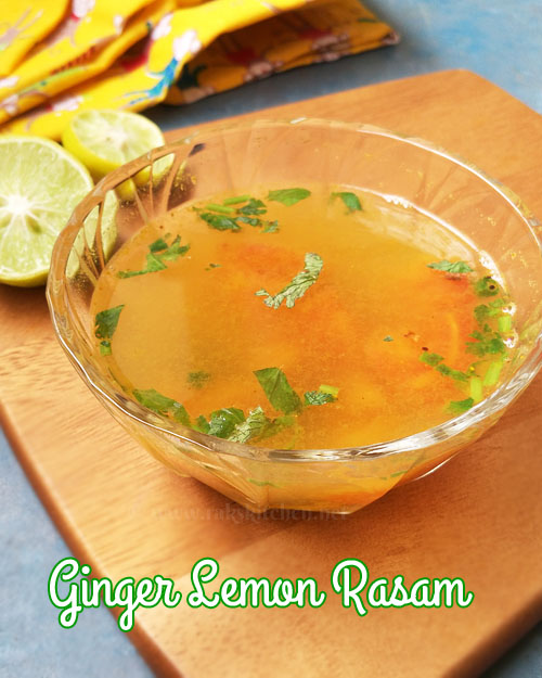 ginger lemon rasam
