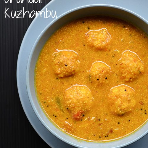 Paruppu Urundai Kuzhambu Recipe, Urundai Kulambu Recipe - Raks Kitchen