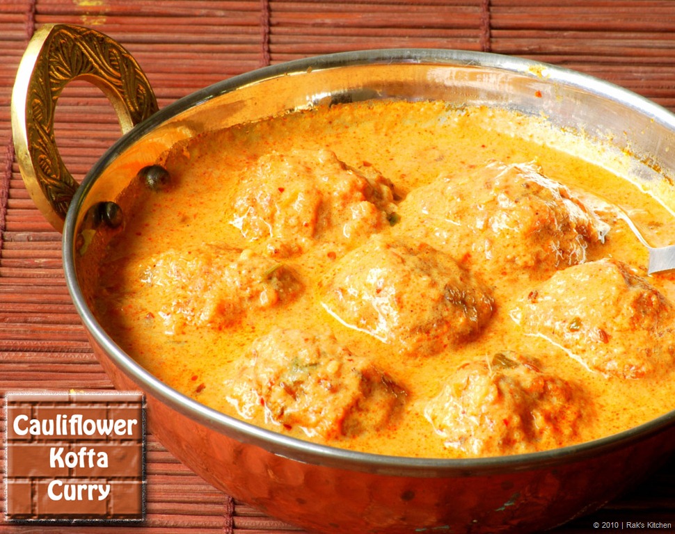 cheesy cauliflower kofta curry recipe