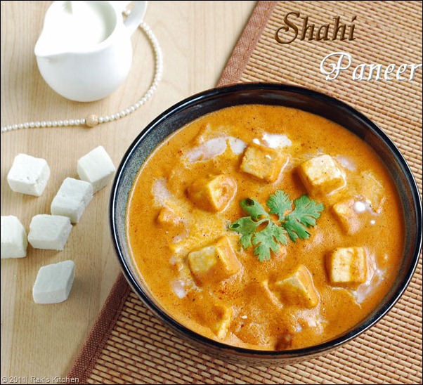 Shahi Paneer Recipe Indian Paneer Recipes Raks Kitchen