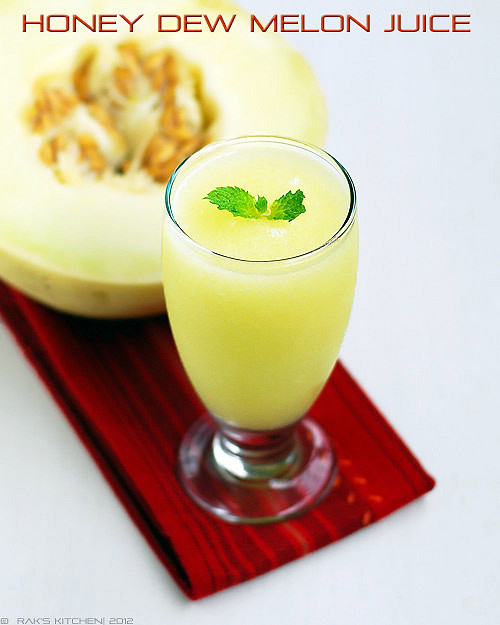 Stuepige Dodge værdig Honeydew melon juice | Simple summer drinks - Raks Kitchen