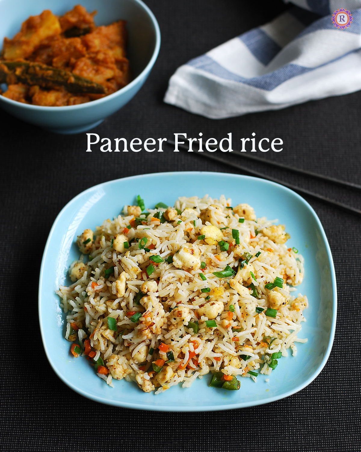 Paneer fried rice recipe