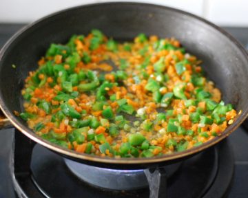 Saute veggies