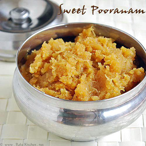 Kadalai Paruppu Pooranam Sweet Pooranam Raks Kitchen