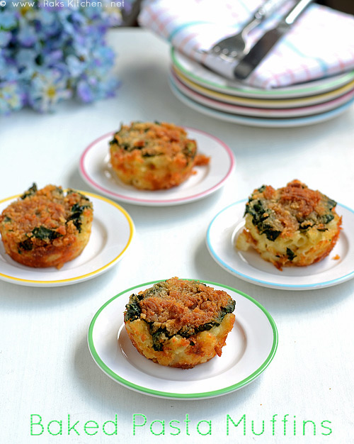 baked pasta muffins