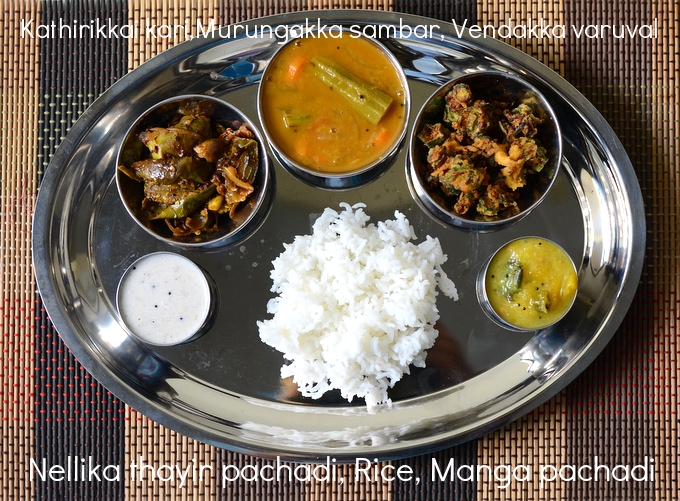 Indian lunch menu ideas - Raks Kitchen