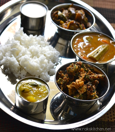 Indian lunch menu ideas - Raks Kitchen