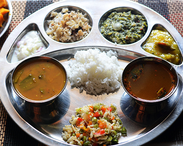 Everyday south Indian food.