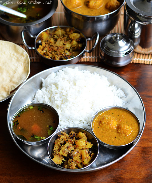 Indian lunch menu ideas - Raks Kitchen