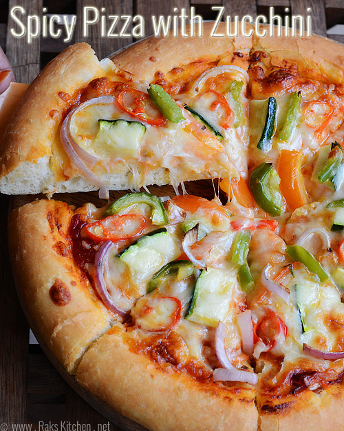 homemade veg pizza recipe