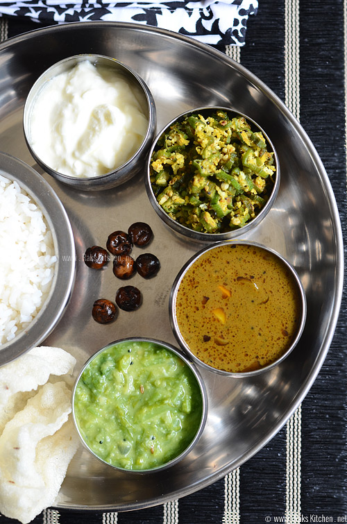 Indian lunch menu ideas - Raks Kitchen