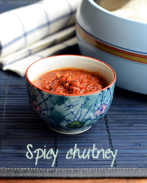 spicy chilli onion chutney