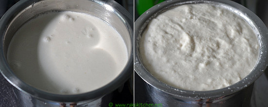 batter before after fermentation