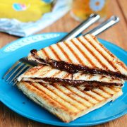 grilled chocolate sandwich