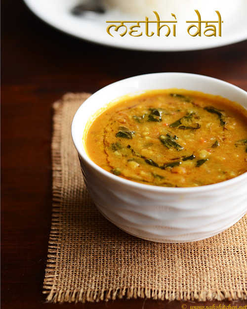 Methi dal recipe | Methi dal with moong dal - Raks Kitchen