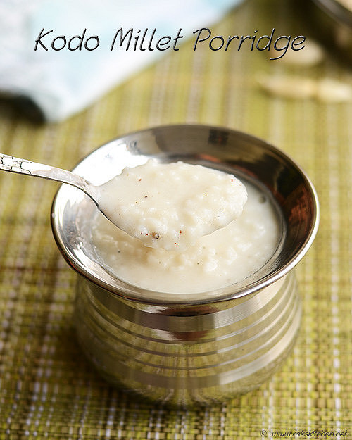 Zan  Finger Millet Porridge ~ A to Z Indian Breakfast Dishes