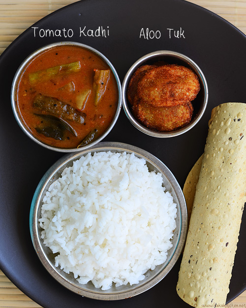 Indian lunch menu ideas - Raks Kitchen