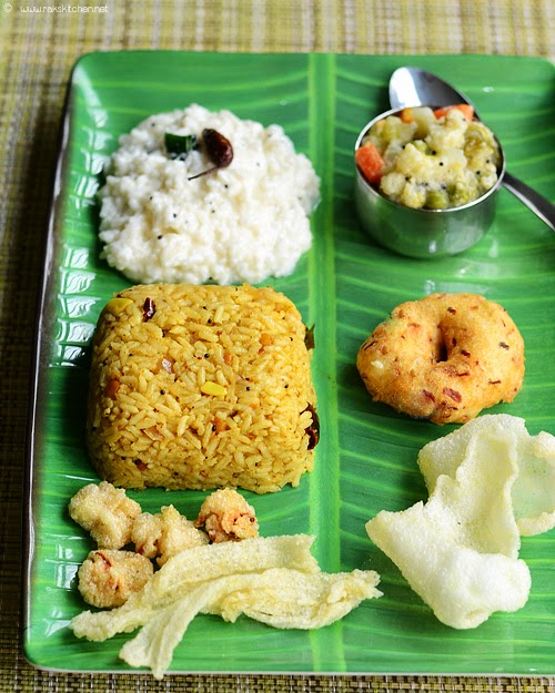 Indian lunch menu ideas - Raks Kitchen