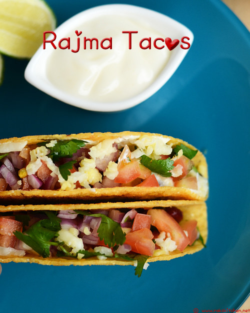 rajma tacos