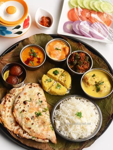 Special North indian lunch thali