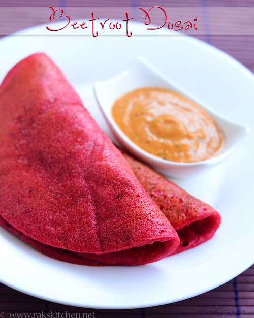 Beetroot Dosai Recipe