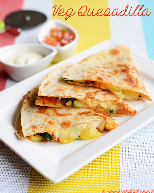 The Best Vegetable Quesadillas