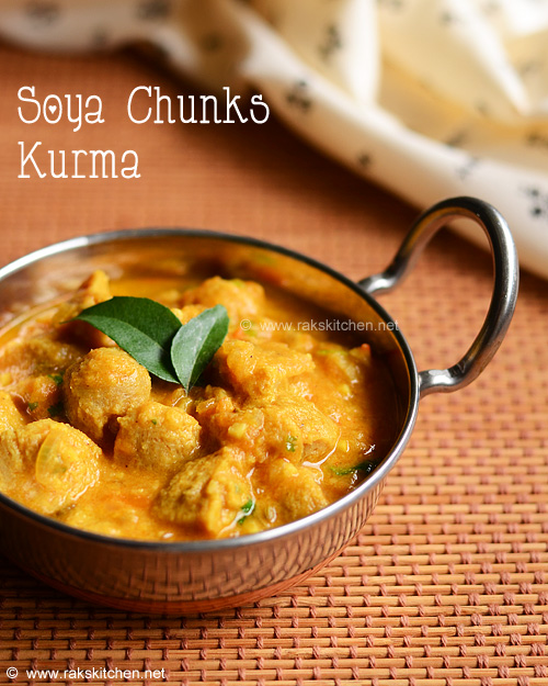 Soya Chunks Kulambu Soya Chunks Salna Soya Chunks Kurma Meal Maker Recipe In Tamil