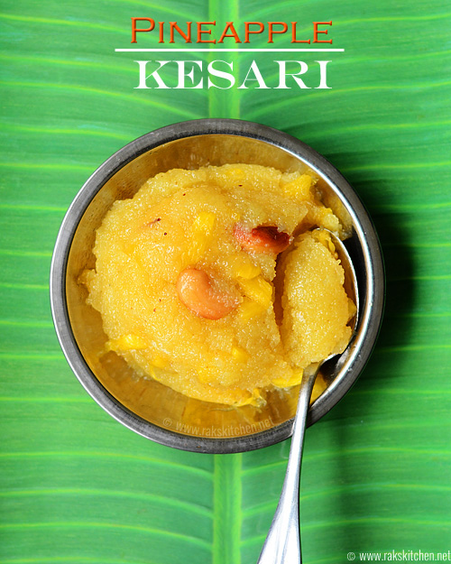 pineapple kesari bath