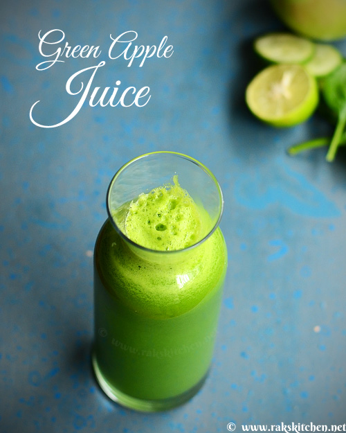 green apple detox juice