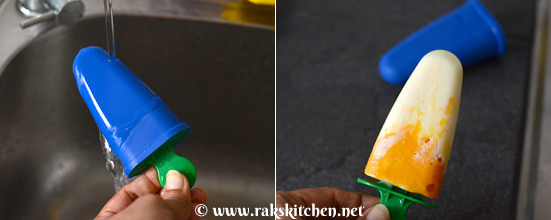 mango yogurt pops 5 unmold