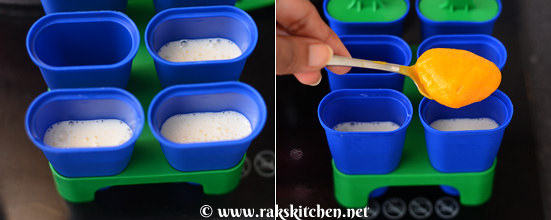 mango yogurt pops 3 before freezing