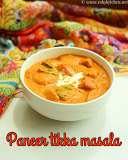 Paneer tikka masala recipe