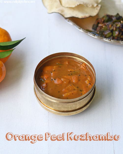 orange peel vatha kuzhambu