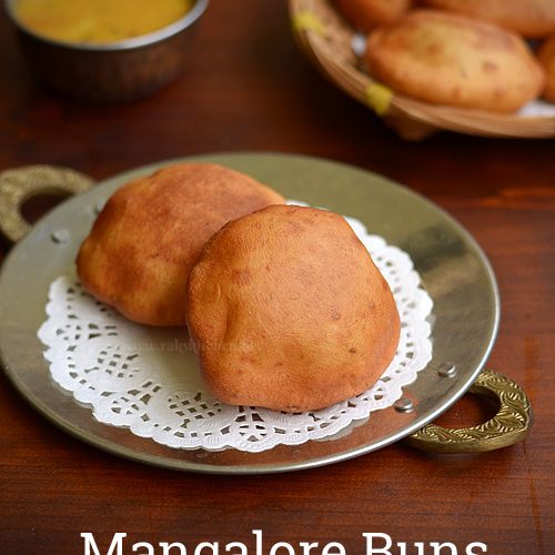 Mangalore Buns Fried Banana Buns Raks Kitchen