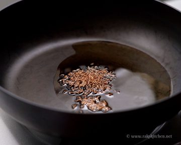 cumin seeds tempering