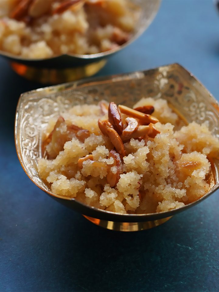 Microwave corn flour halwa recipe, Easy Diwali sweets Raks Kitchen