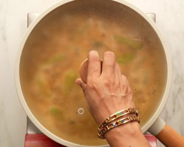Cook over low heat, cook covered