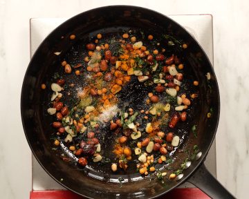 ingredients - turmeric, salt