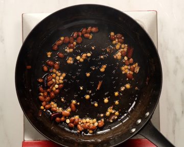 tempering for rice