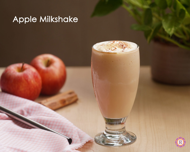 Frappè di Apple with ice cream
